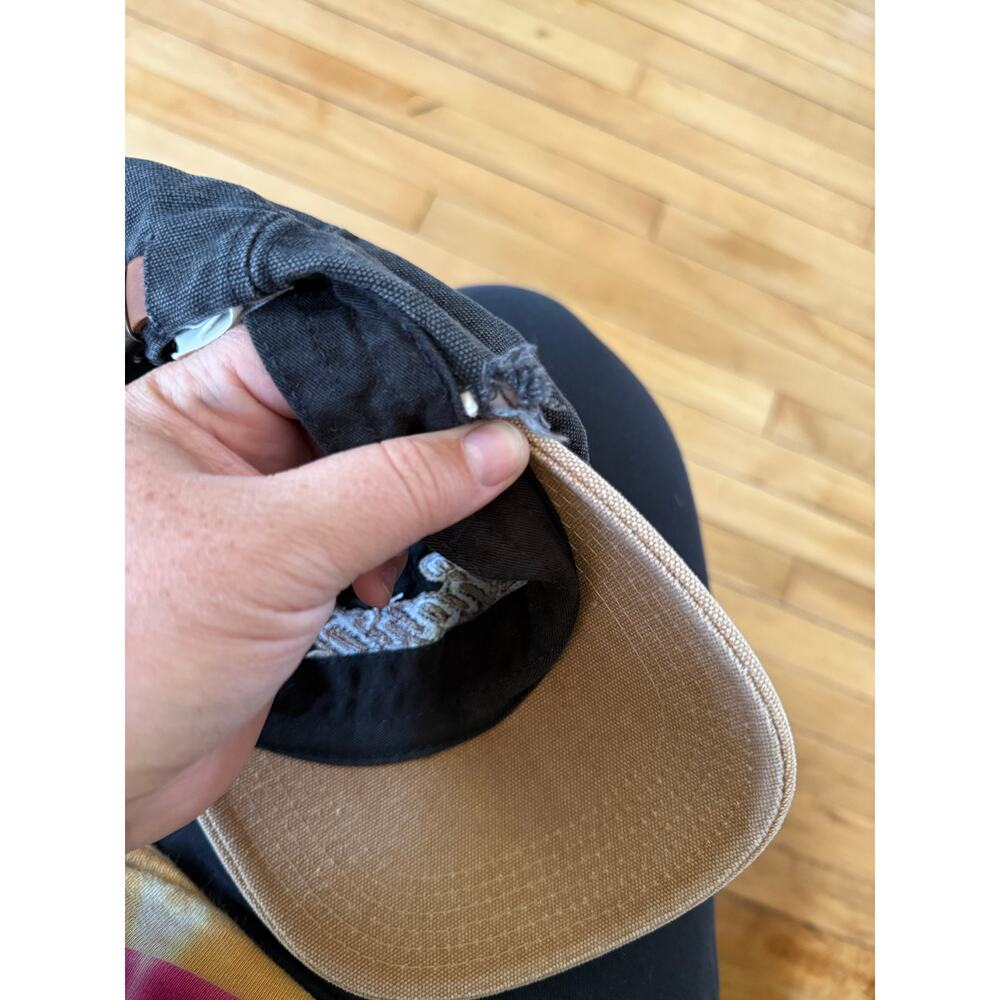 Carhartt Vintag Canvas Distressed Script Leather … - image 5